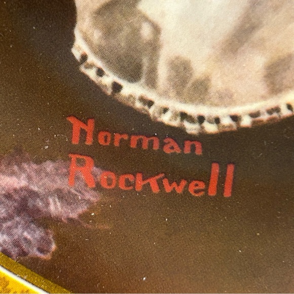 Collector Plate, "Waiting at the Dance" by Norman Rockwell  Edwin M. Knowles - Picture 2 of 7